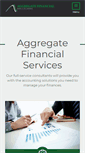 Mobile Screenshot of aggregatefinancial.com