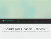 Tablet Screenshot of aggregatefinancial.com